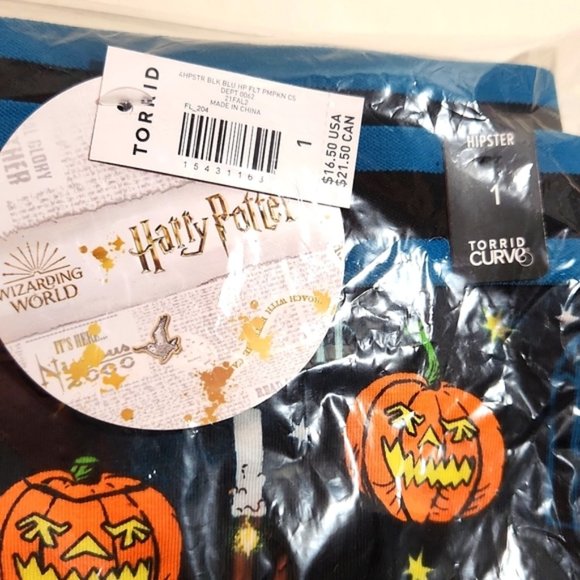 ❤️NWT VINTAGE TORRID PANTY HARRY POTTER PUMPKIN CANDLES HIPSTER - PLUS SIZE - Picture 8 of 12